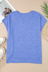 Crochet Lace Detail Oversized Tee